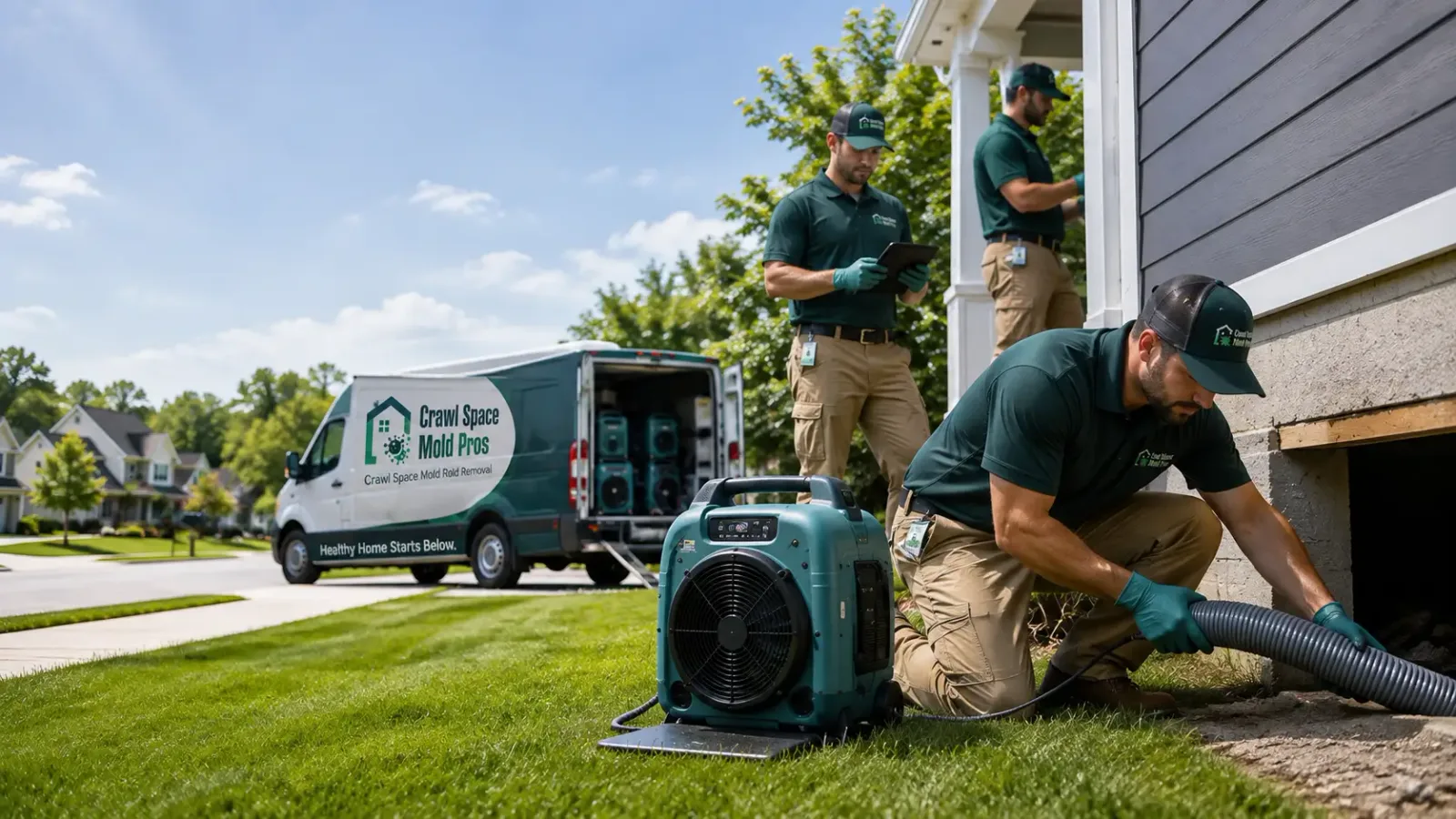 Crawl Space Mold Removal in Folcroft, PA